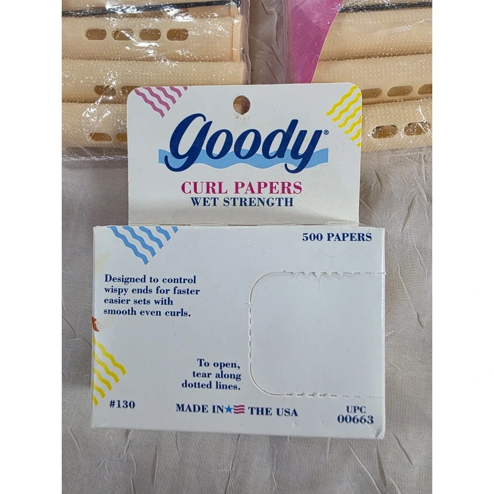 Soft 'N Style Cold Wave Rods TWO Dozen NEW SEALED And‎ Goody Papers